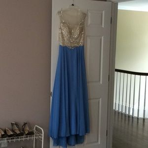 Illusion top prom/ bridal party gown